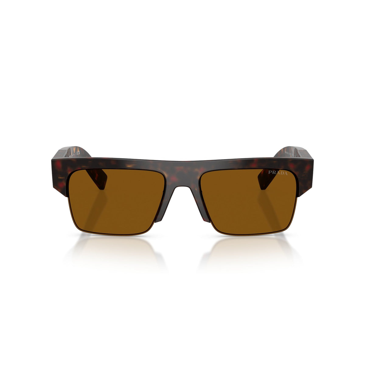 Prada Unisex PR D12SU Tortoise Sunglasses