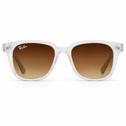 Ray-Ban Transparent Series Unisex Square Brown Gradient Sunglasses