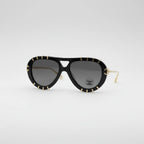 Chanel Women CH9207 Aviator Black Sunglasses