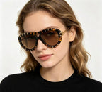Chanel Women CH9207 Aviator Tortoise Frame Sunglasses