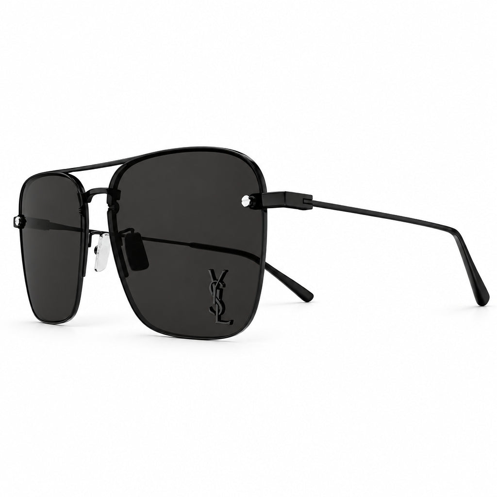 Saint Laurent SL 309M Women's Pilot Black Sunglasses