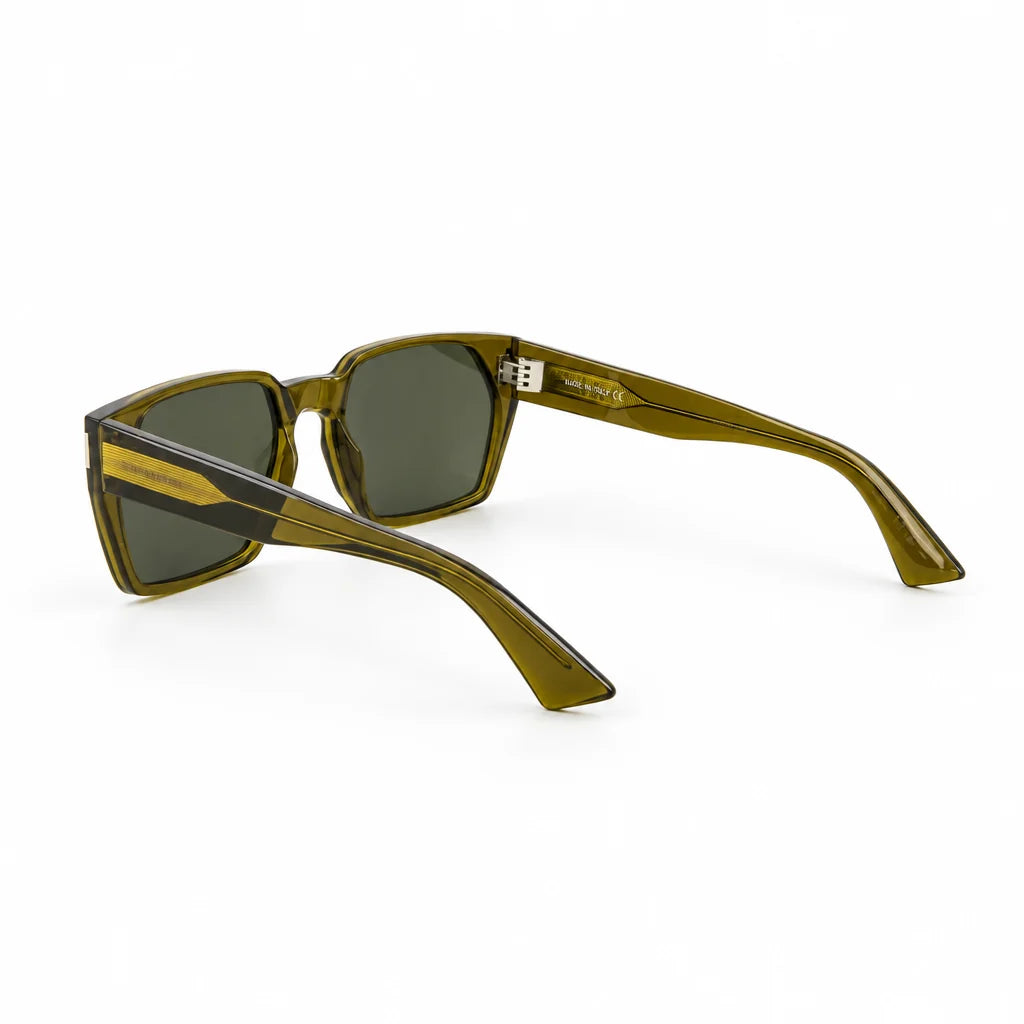 Saint Laurent Men SL 894 Square Transparent Khaki Sunglasses