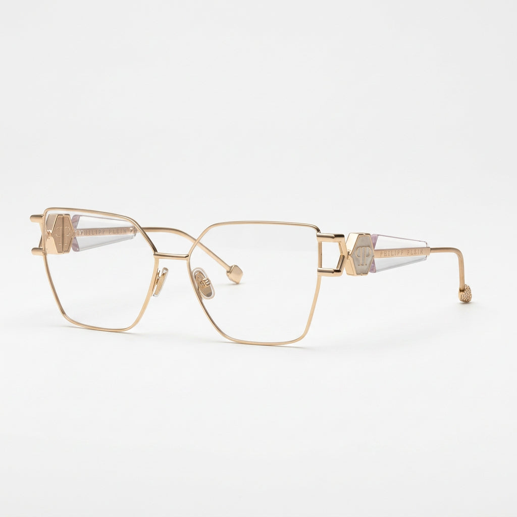 Philipp Plein Plein Queen VPP166S (0300) Butterfly Cat-Eye Eyeglasses