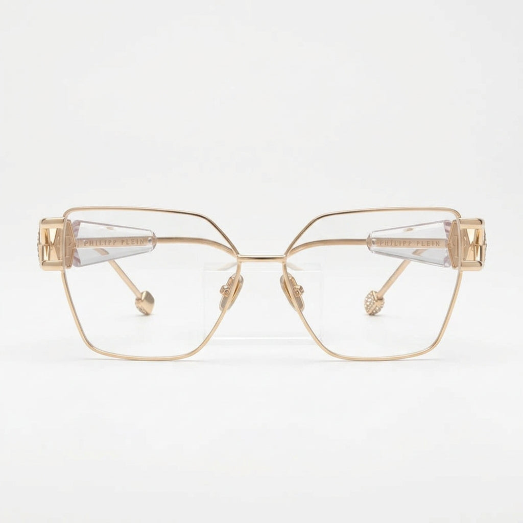 Philipp Plein Plein Queen VPP166S (0300) Butterfly Cat-Eye Eyeglasses