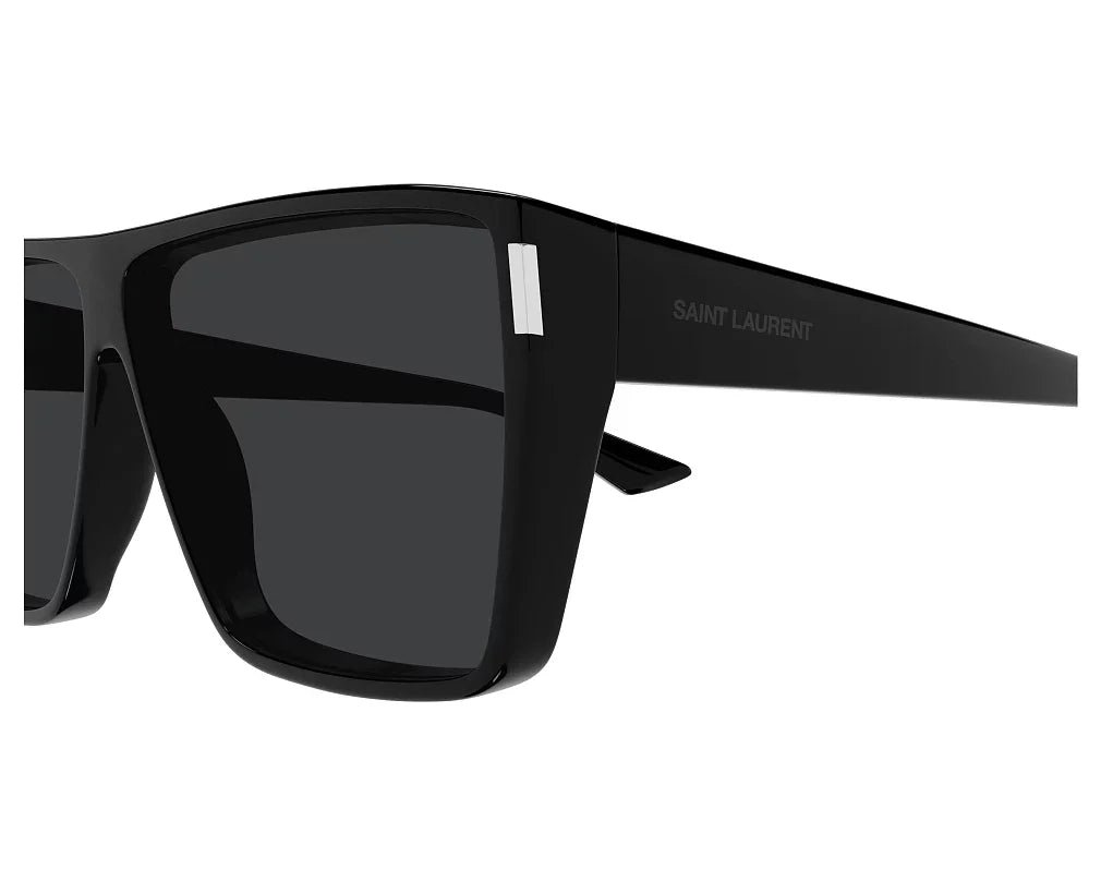 Saint Laurent Unisex SL 756 001 Black & Grey Sunglasses